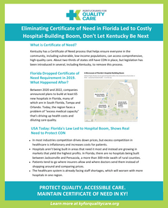 Eliminating Certificate of Need in Florida One-Pager